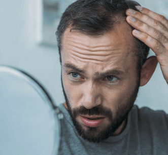 Hair loss in women and men