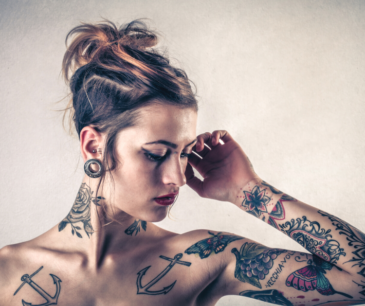 Laser tattoo removal and earlobe repair