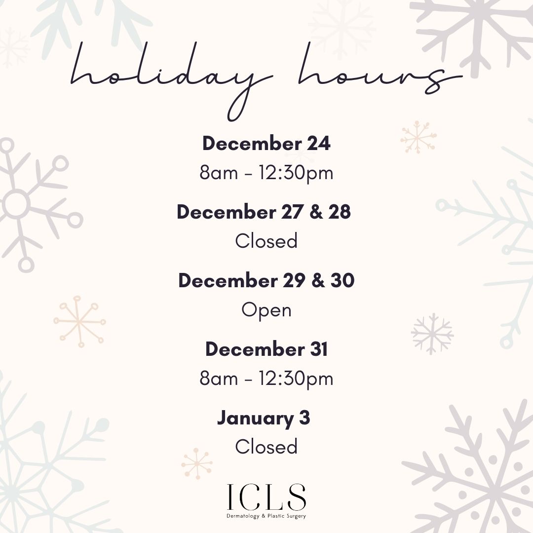 Holiday hours December 2021
