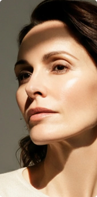 Patient results showing natural facial rejuvenation after a facelift procedure at ICLS Plastic Surgery